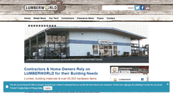 Desktop Screenshot of lumberworld.net
