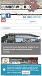 Mobile Screenshot of lumberworld.net